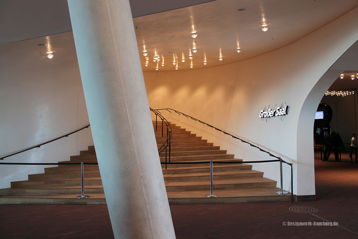 Aufgang zum Saal der Elbphilharmonie